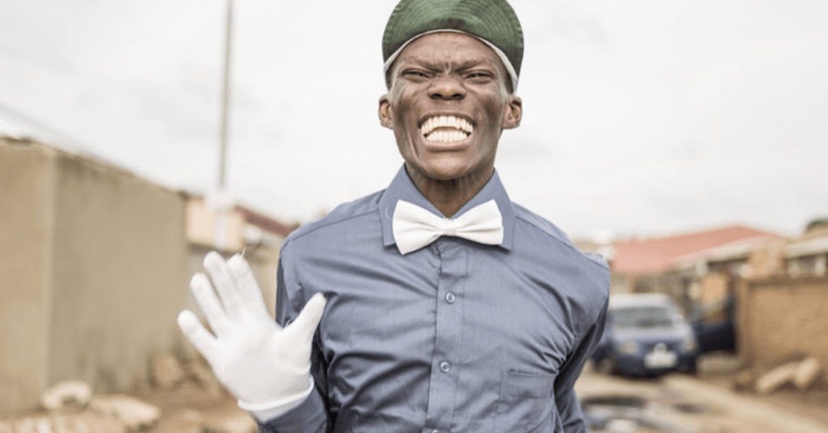 Danseur stylé pour l'article sur le Pantsula